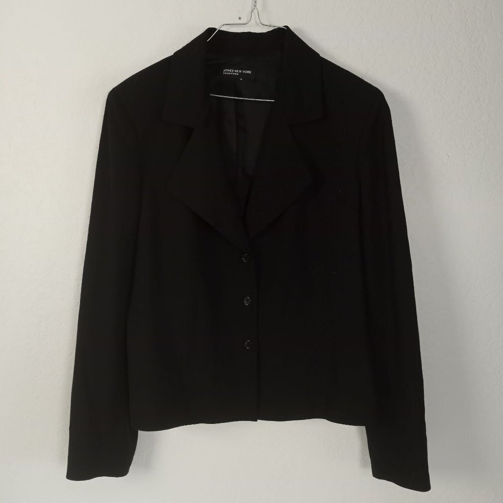 Jones New York Jacket Blazer 3 Button Size Medium M Career - Picture 4 of 6